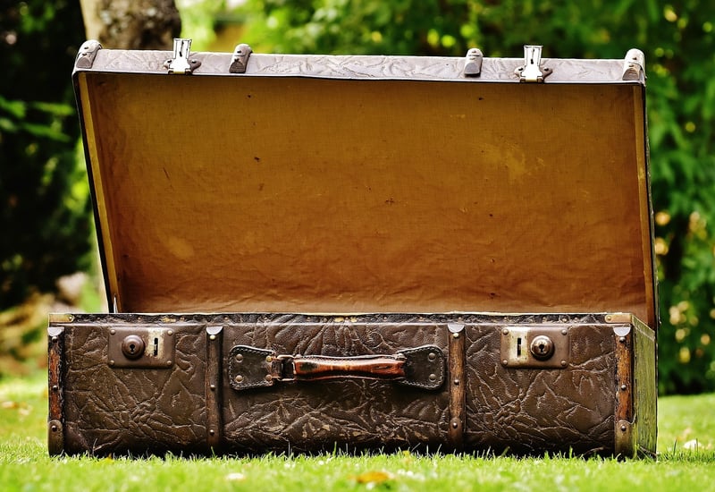 Repurposed Vintage Suitcase Coffee Table