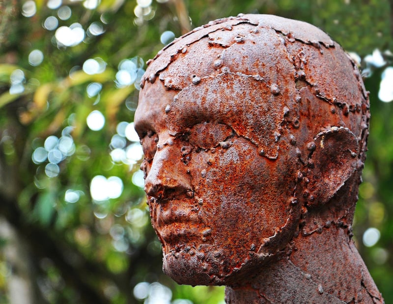 Metal Sculpture from Discarded Pieces